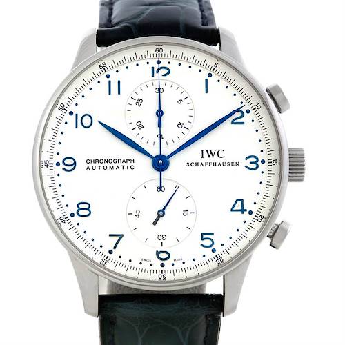 Photo of IWC Portuguese Chrono Automatic Steel Mens Watch IW371417