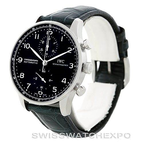 IWC Portuguese Chrono Automatic Steel Mens Watch IW371447 SwissWatchExpo