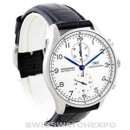 IWC Portuguese Chrono Automatic Steel Mens Watch IW371417 SwissWatchExpo