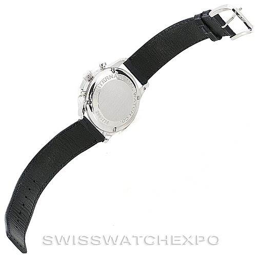 This image shows the back and strap of an IWC Portuguese IW371417 Men
s Stainless Steel Silver Dial IW371417 Men
s Stainless Steel Silver Dial model watch.