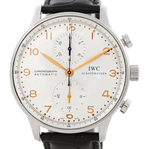 Photo of IWC Portuguese Chrono Automatic Steel Mens Watch IW371445