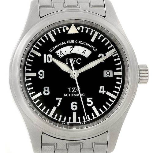 Photo of IWC UTC Second Time Zone Automatic Steel Mens Watch IW325102