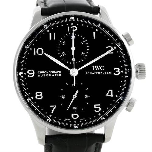 Photo of IWC Portuguese Chrono Automatic Steel Mens Watch IW371438