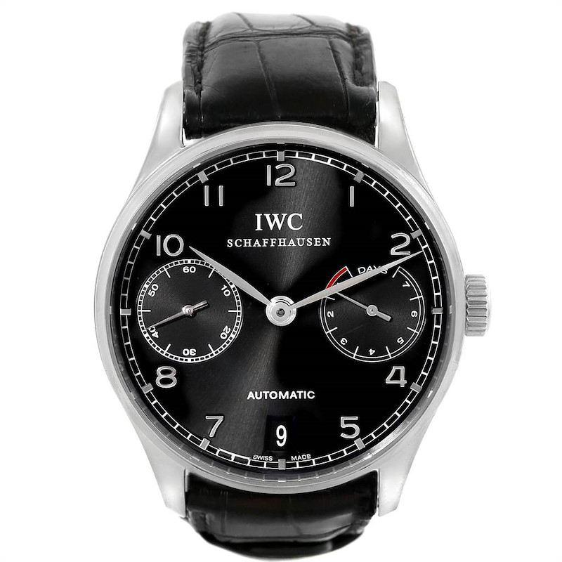 IWC Portuguese Chrono 7 Day Power Reserve Mens Watch IW500109 ...