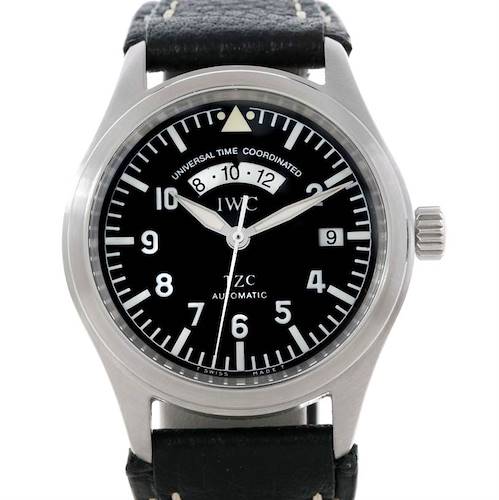Photo of IWC UTC Second Time Zone Automatic Steel Mens Watch IW325101