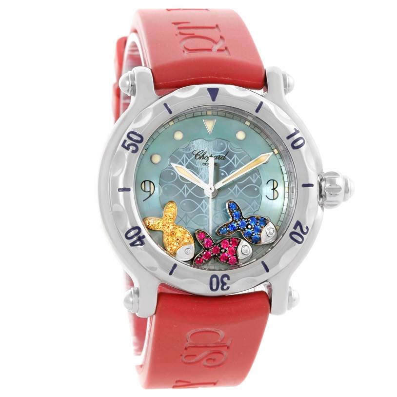 ふらんすねこ　0308 Chopard Happy Sport Chronograph Ladies Watch 288515-9003