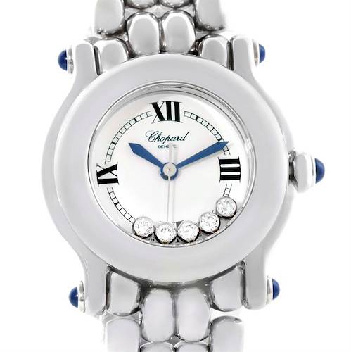 Photo of Chopard Happy Sport White Dial 5 Floating Diamonds Watch 27/8250-23