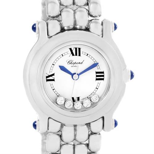 Photo of Chopard Happy Sport White Dial 5 Floating Diamonds Watch 27/8250-23