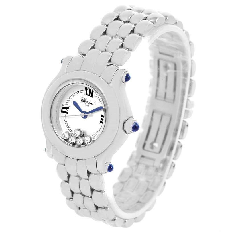 chopard floating diamond watch