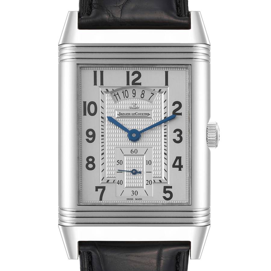 Jaeger LeCoultre Grande Reverso Steel Mens Watch 273.8.85 Q3748421 SwissWatchExpo
