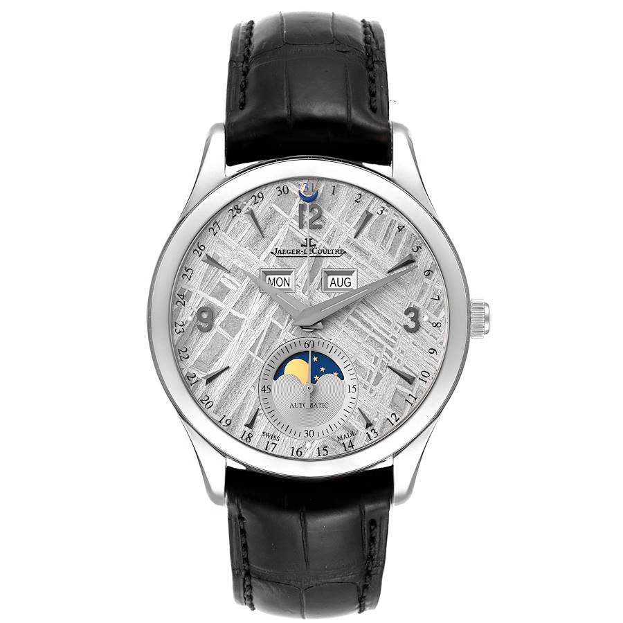 Jaeger LeCoultre Master Calendar Meteorite Dial Mens Watch