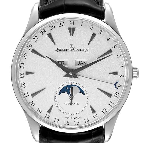 Photo of Jaeger Lecoultre Master Calendar White Gold Watch Q1263520 176.3.98.S Card