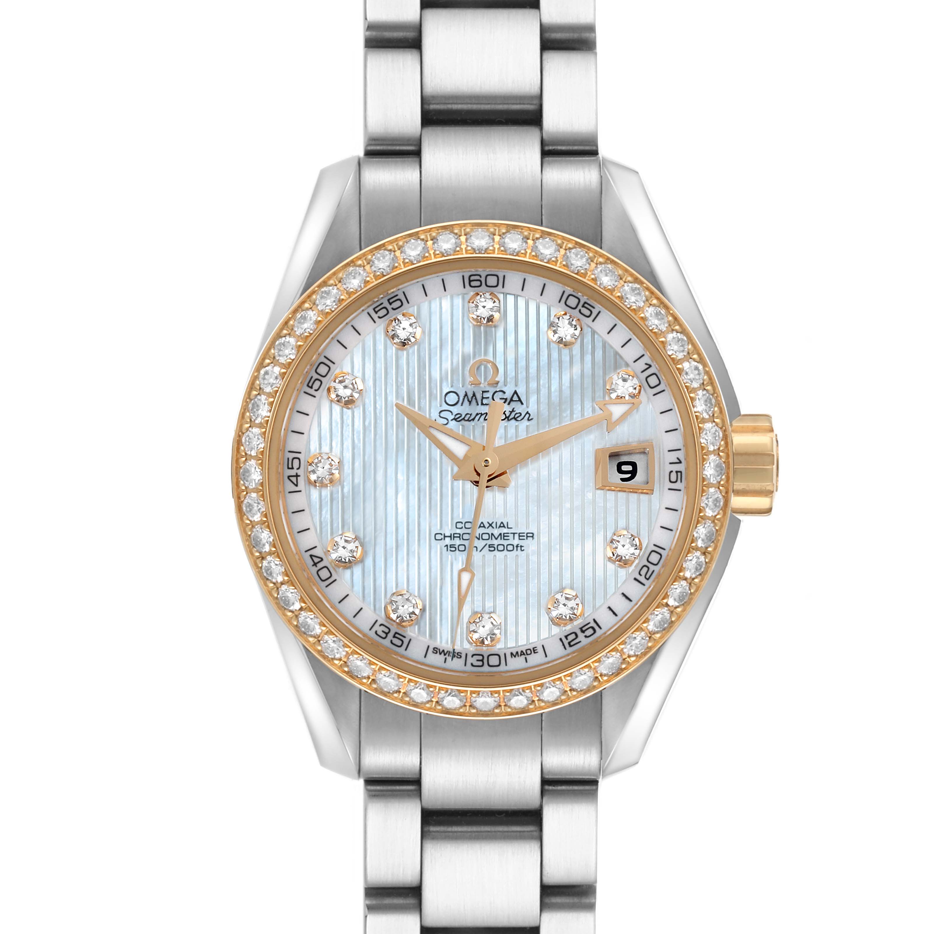 Omega women's seamaster 2024 aqua terra automatic