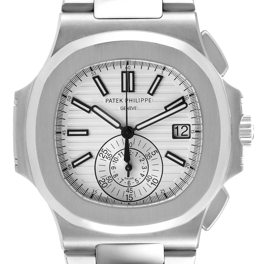 NOT FOR SALE Patek Philippe Nautilus White Dial Steel Mens Watch 5980 Box Papers PARTIAL PAYMENT SwissWatchExpo