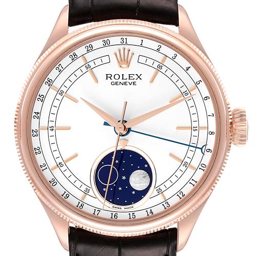 Photo of Rolex Cellini Moonphase Everose Gold Automatic Mens Watch 50535