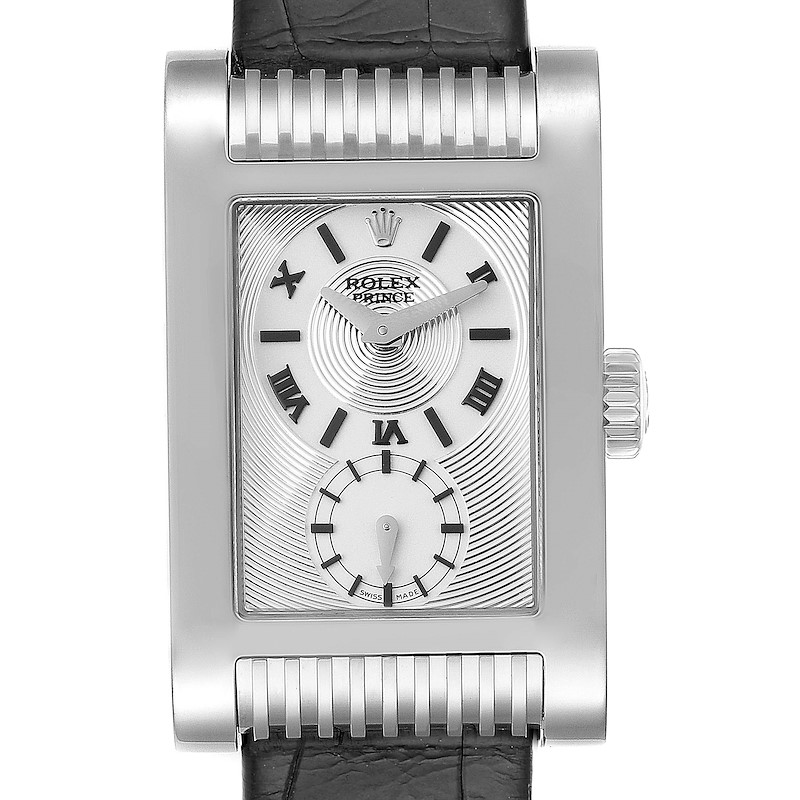 Rolex Cellini Prince White Gold Silver Dial Mens Watch 5441 Unworn SwissWatchExpo