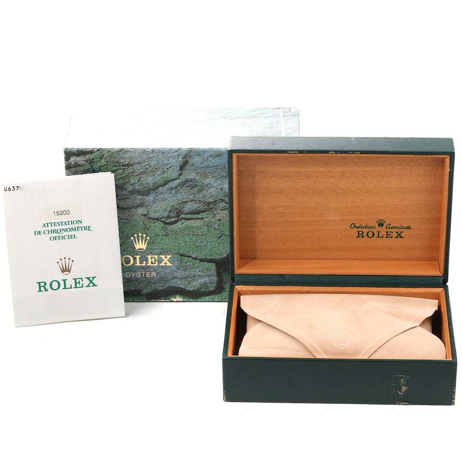 ( 正規品 ) ROLEX 空箱 68.00.01 (15200) ロレックス 箱 15200 空箱 ROLEX ロレックス 純正 15200 内箱 外