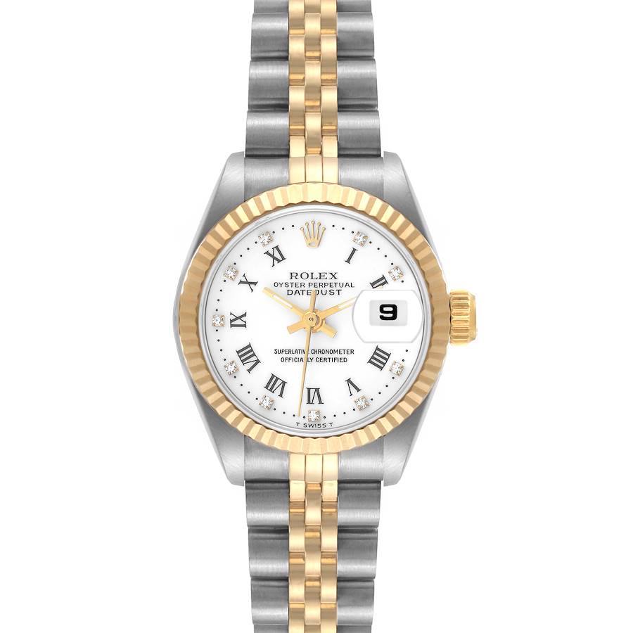 NOT FOR SALE Rolex Datejust Steel Yellow Gold Roman Diamond Dial Ladies Watch 69173 PARTIAL PAYMENT SwissWatchExpo
