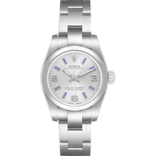 Rolex Oyster Perpetual 26 Steel Silver Dial Ladies Watch 176200