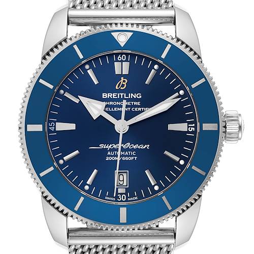 Photo of Breitling Superocean Heritage 46 Blue Dial Mens Watch AB2020 Box Papers