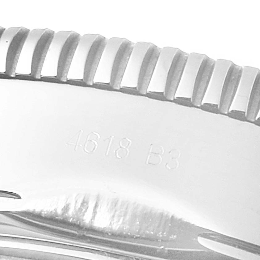 The image shows a close-up of the bezel and case side of a Breitling Superocean AB2010161C1A1 Men's Stainless Steel Black Dial AB2010161C1A1 Men's Stainless Steel Black Dial watch, featuring engraved details.