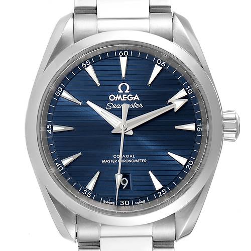 Photo of Omega Seamaster Aqua Terra Blue Dial Mens Watch 220.10.38.20.03.001 Box Card