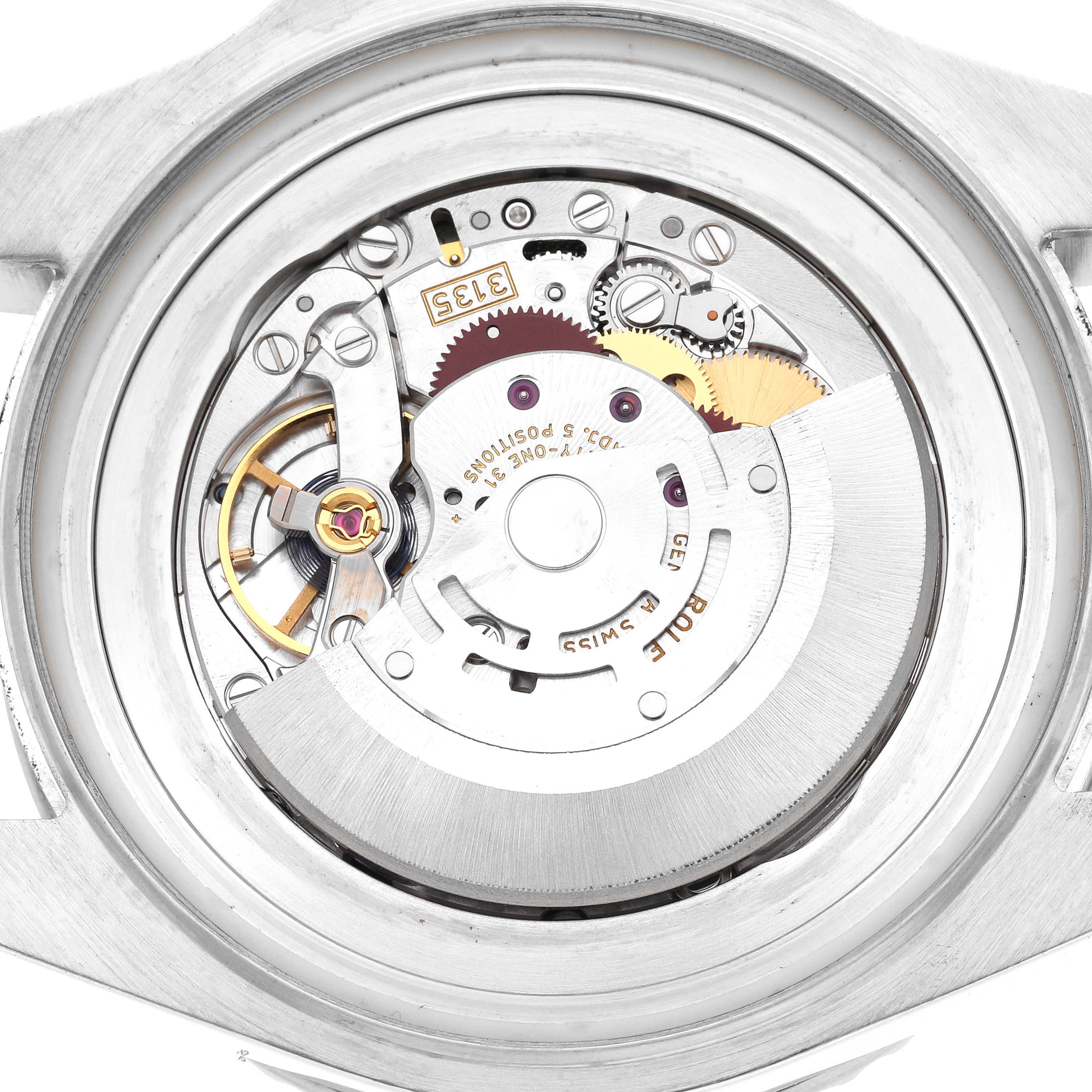 This image shows the internal mechanical movement of a Rolex Sea-Dweller 116660 Men's Stainless Steel Black Dial 116660 Men's Stainless Steel Black Dial watch from a top-down angle.