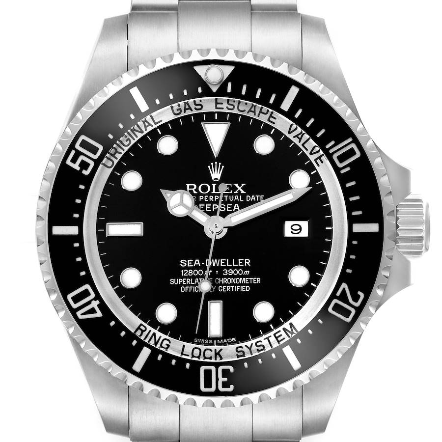 Rolex Seadweller Deepsea Ceramic Bezel Steel Mens Watch 116660 Box Card SwissWatchExpo