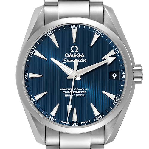 Photo of NOT FOR SALE Omega Seamaster Aqua Terra Blue Dial Steel Watch 231.10.39.21.03.002 Box Card PARTIAL PAYMENT