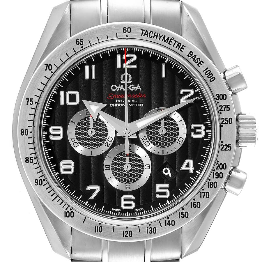 Omega Speedmaster Broad Arrow Black Dial Steel Mens Watch 321.10.44.50.01.001 SwissWatchExpo