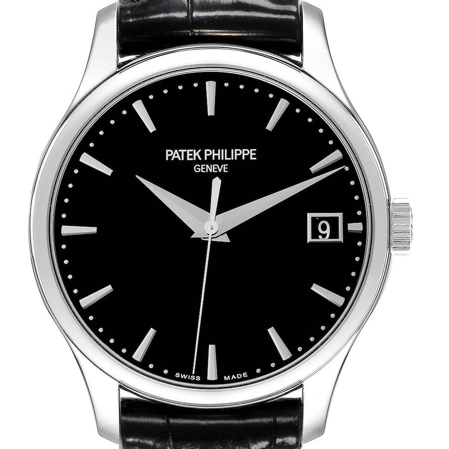 Patek Philippe Calatrava Hunter Case White Gold Mens Watch 5227G SwissWatchExpo