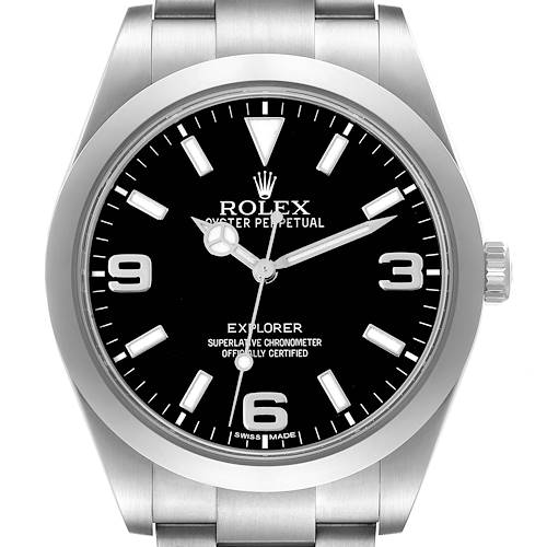 Photo of NOT FOR SALE: Rolex Explorer I 39mm Black Dial Steel Mens Watch 214270 Box Card Partial Payment