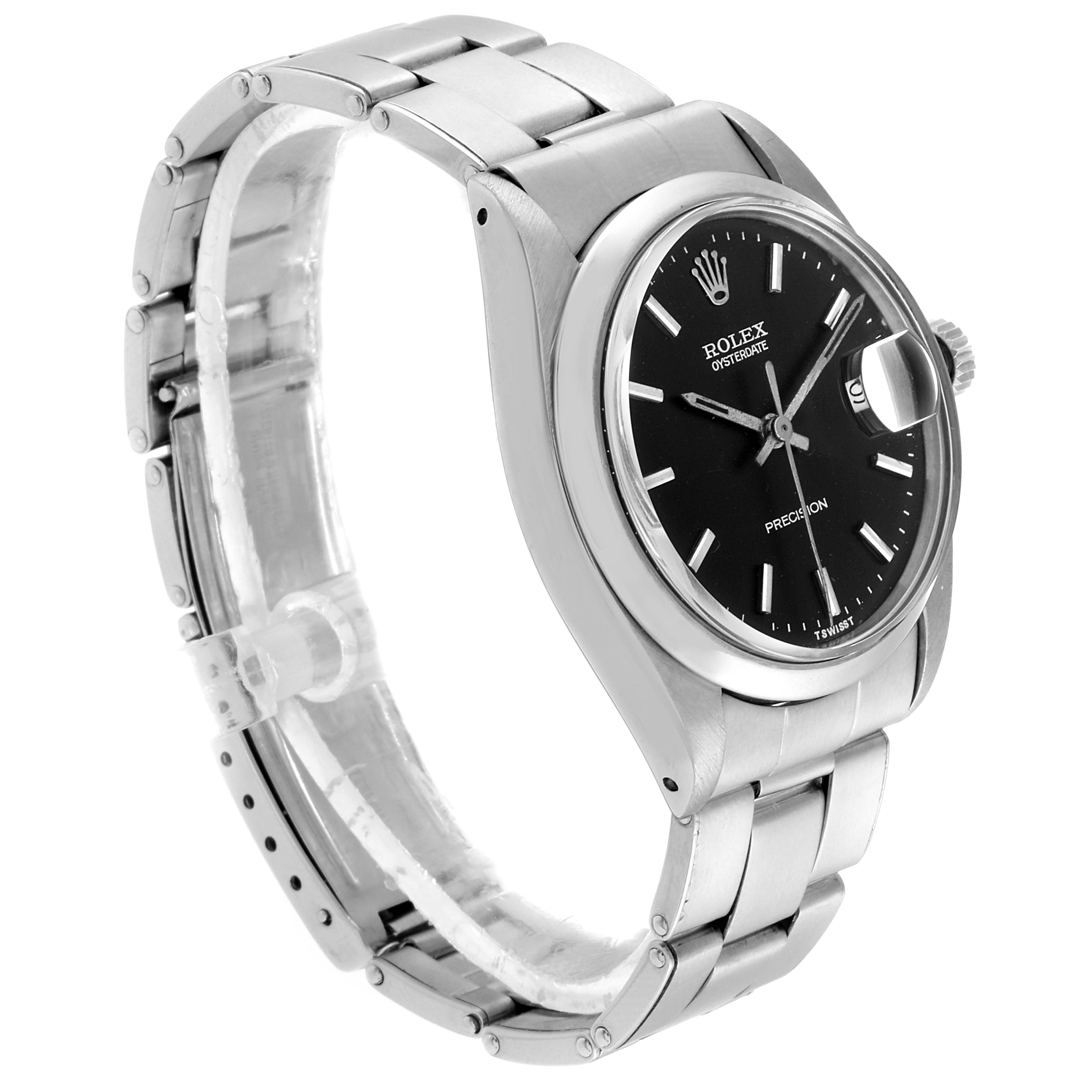 The Vintage Collection Rolex watch is shown at a three-quarter angle, displaying the face, bracelet, and crown.