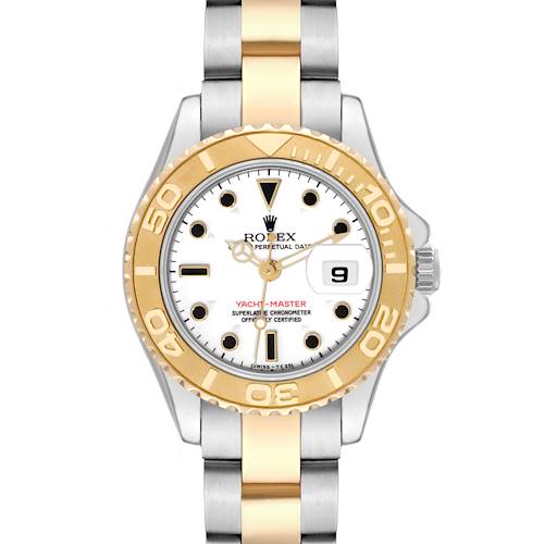 Photo of Rolex Yachtmaster 29 White Dial Steel Yellow Gold Ladies Watch 69623