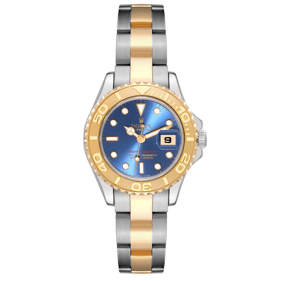 Rolex Yacht Master Steel and Gold two tone 69623 Stock 63779 SwissWatchExpo