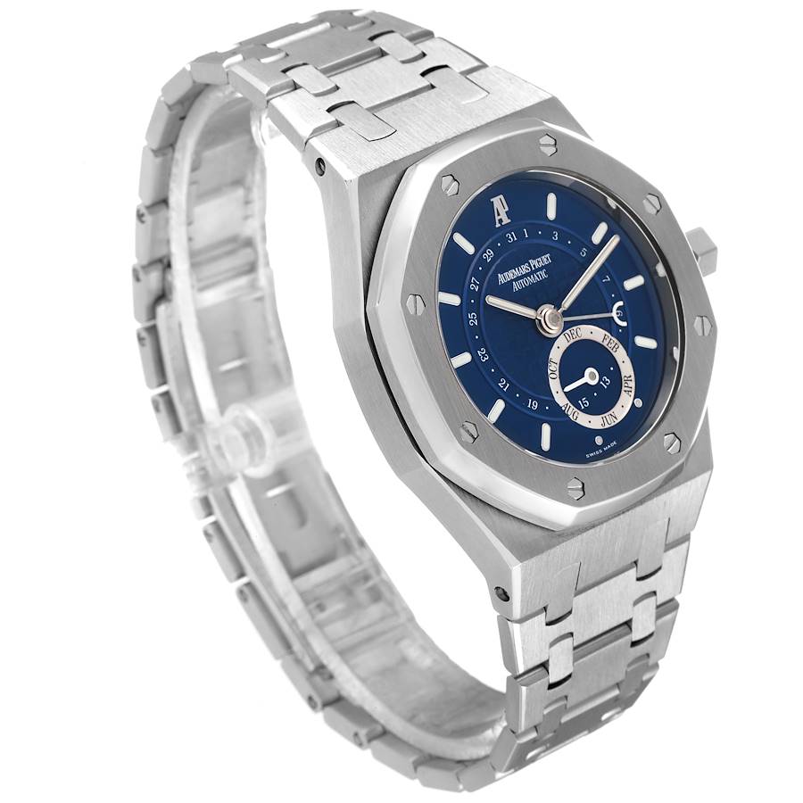 Audemars Piguet Royal Oak Annual Calendar Blue Dial Steel Mens