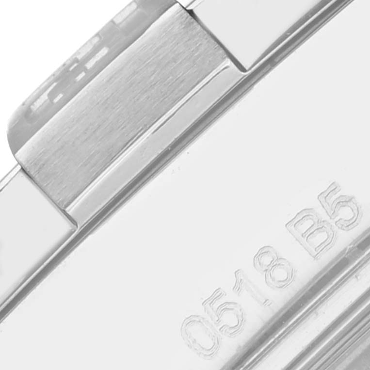 The image shows a close-up of the clasp and part of the case of a Breitling Avenger A3239011/A809 Men's Stainless Steel Mother of Pearl Dial A3239011/A809 Men's Stainless Steel Mother of Pearl Dial watch.