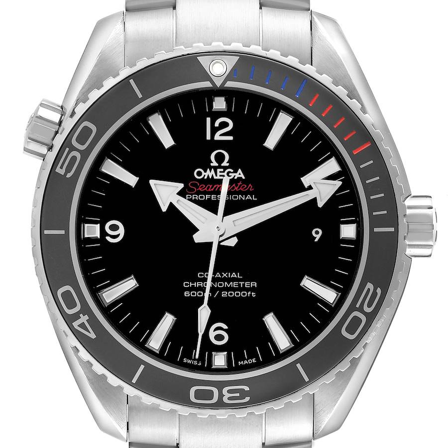 Omega Planet Ocean Olympic Sochi 2014 Limited Edition Watch 522.30.46.21.01.001 Box Card SwissWatchExpo