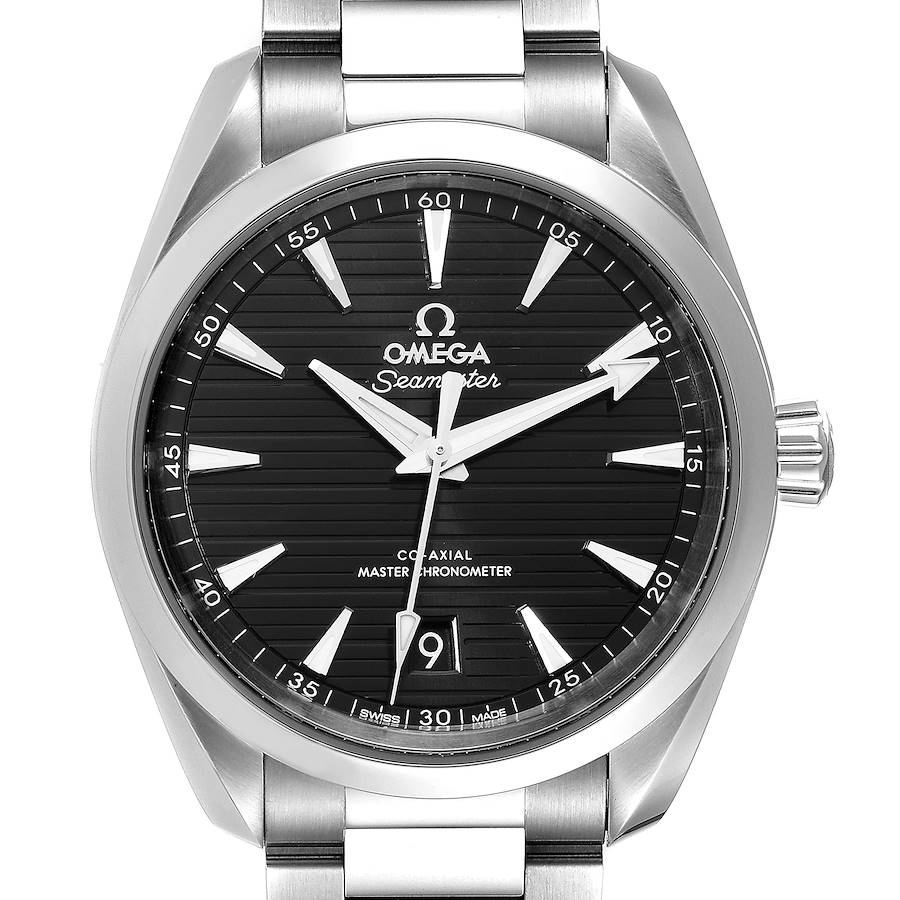 Omega Seamaster Aqua Terra Black Dial Watch 220.10.38.20.01.001 Unworn SwissWatchExpo