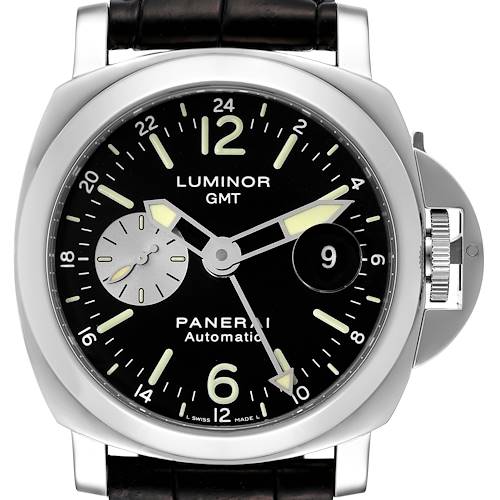 Photo of Panerai Luminor GMT Automatic Steel Mens Watch PAM00088 Box Card