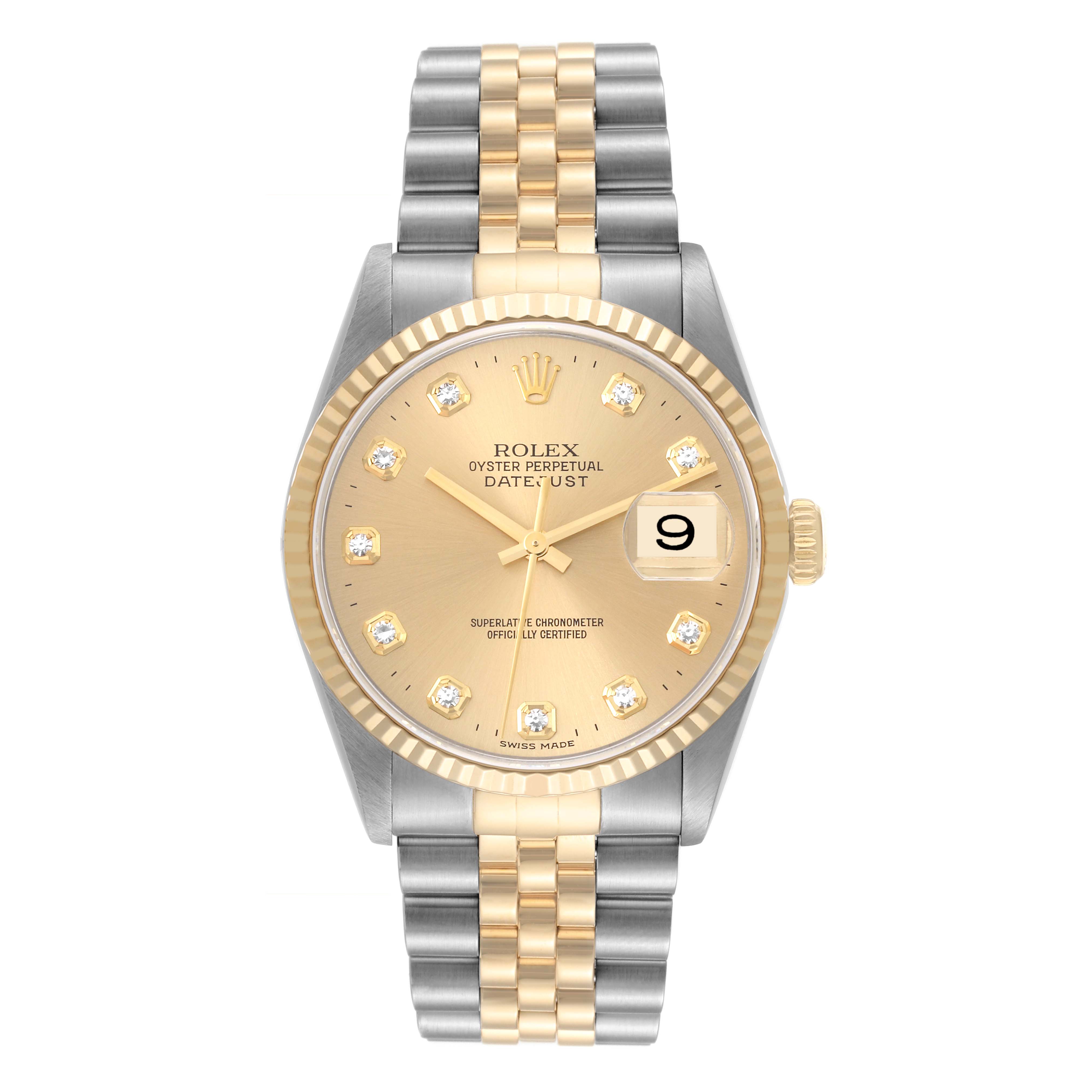 Rolex Datejust Steel and Gold (two tone) 16233 | Stock 54405 ...