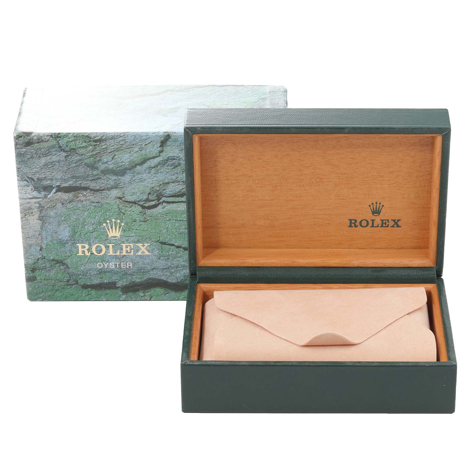 The image shows the box and packaging for a Rolex Turn-o-Graph 16263 Men's Steel and Gold (two tone) White Dial 16263 Men's Steel and Gold (two tone) White Dial watch, with an open inner box and outer box visible.