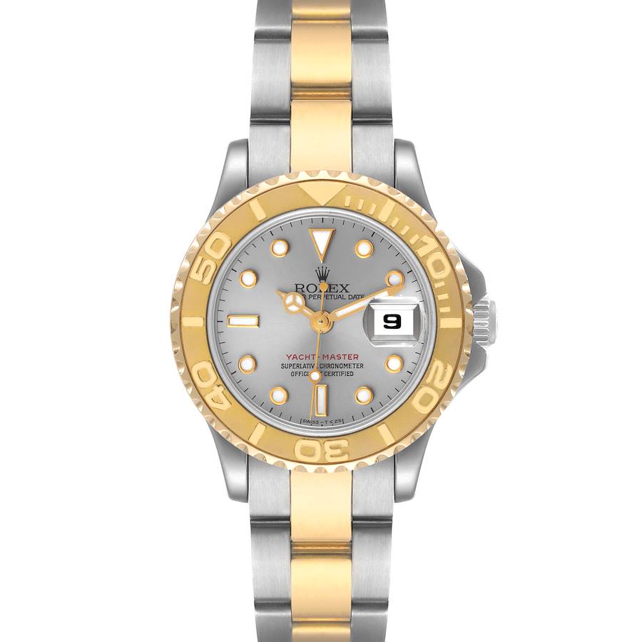 Rolex Yachtmaster Steel Yellow Gold Ladies Watch 69623 Box Papers SwissWatchExpo