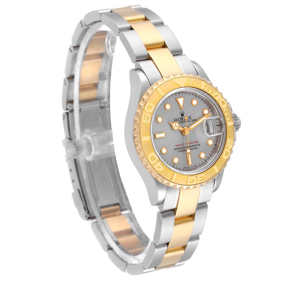 Rolex Yachtmaster Steel Yellow Gold Ladies Watch 69623 Box Papers