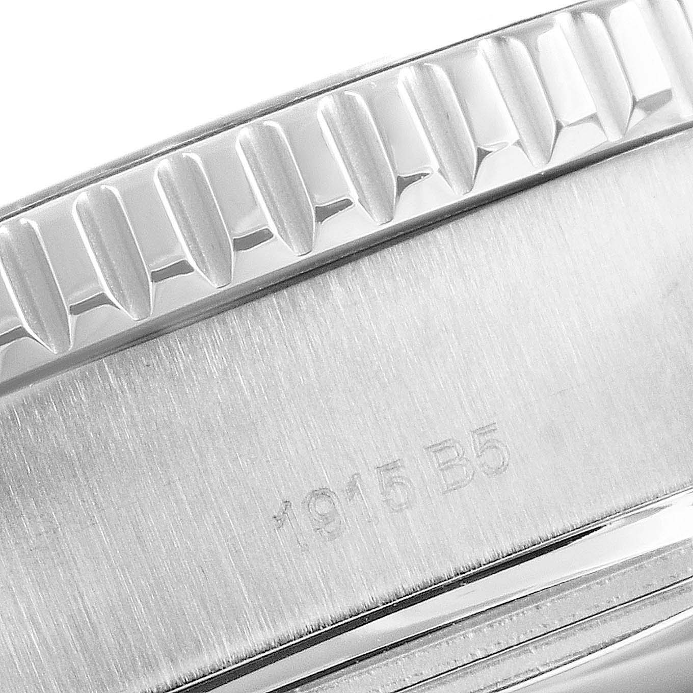 This close-up image shows the side and bezel detailing of a Breitling Superocean A17392 Men's Stainless Steel Black Dial A17392 Men's Stainless Steel Black Dial watch.