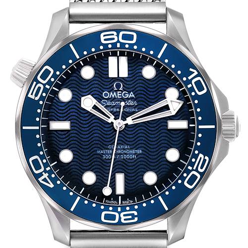 Photo of Omega Seamaster Diver James Bond Steel Mens Watch 210.30.42.20.03.002 Box Card
