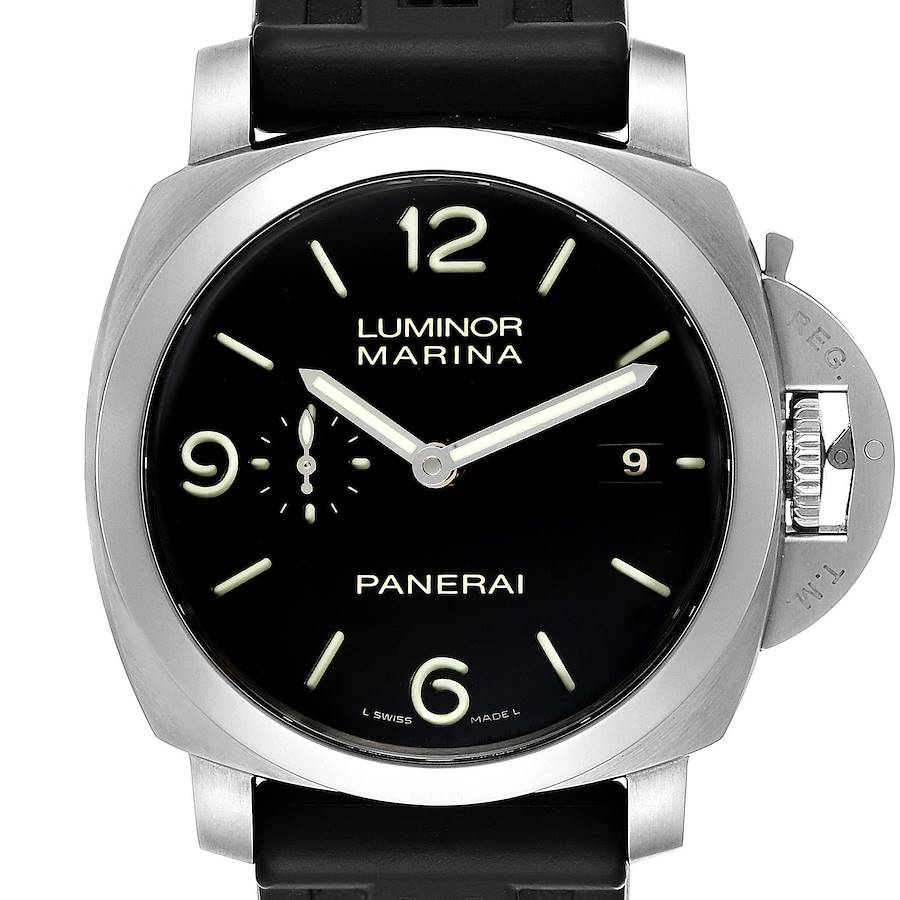 Panerai Luminor 1950 Marina Mens 44mm Watch PAM00312 Box Papers SwissWatchExpo