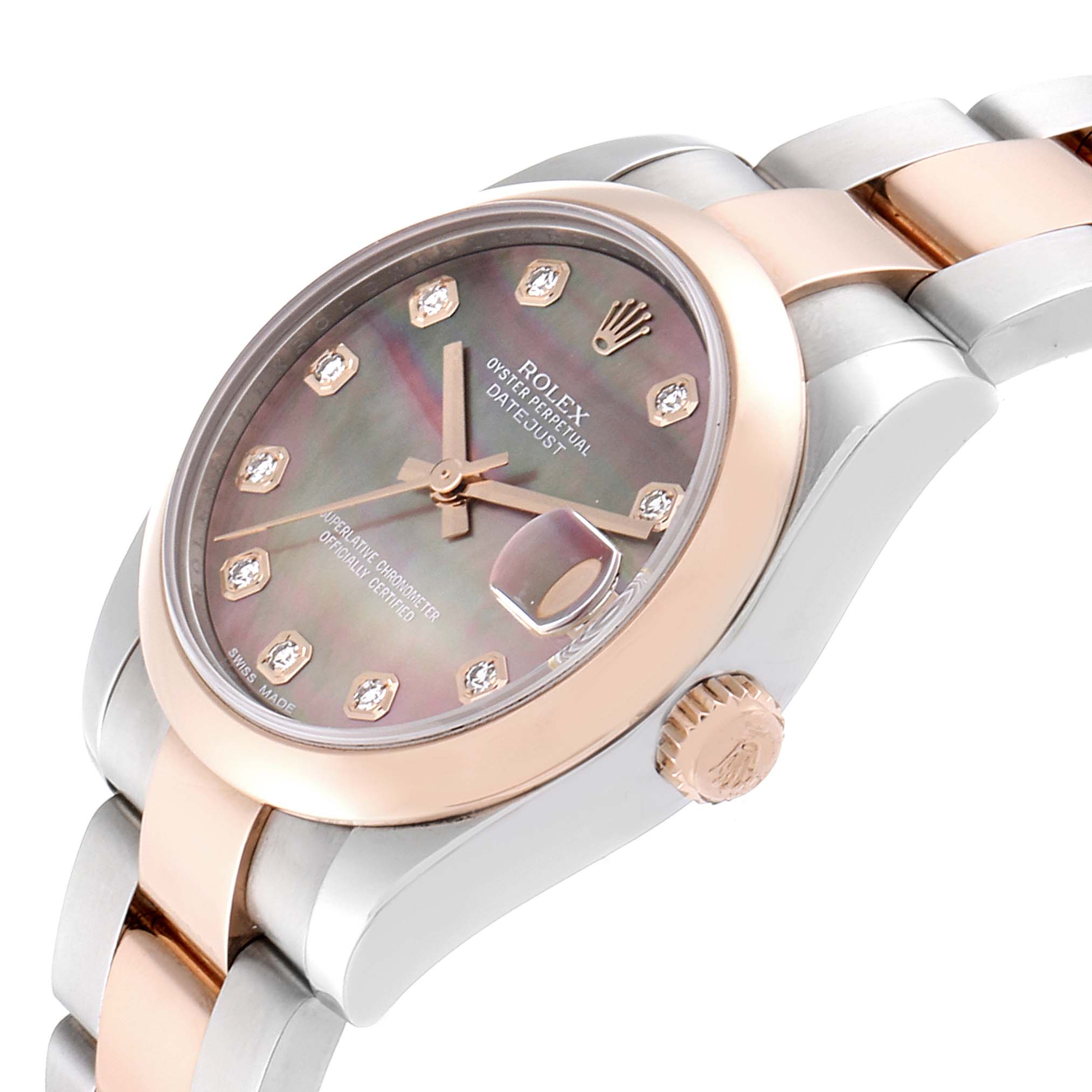 rolex lady datejust 31mm rose gold