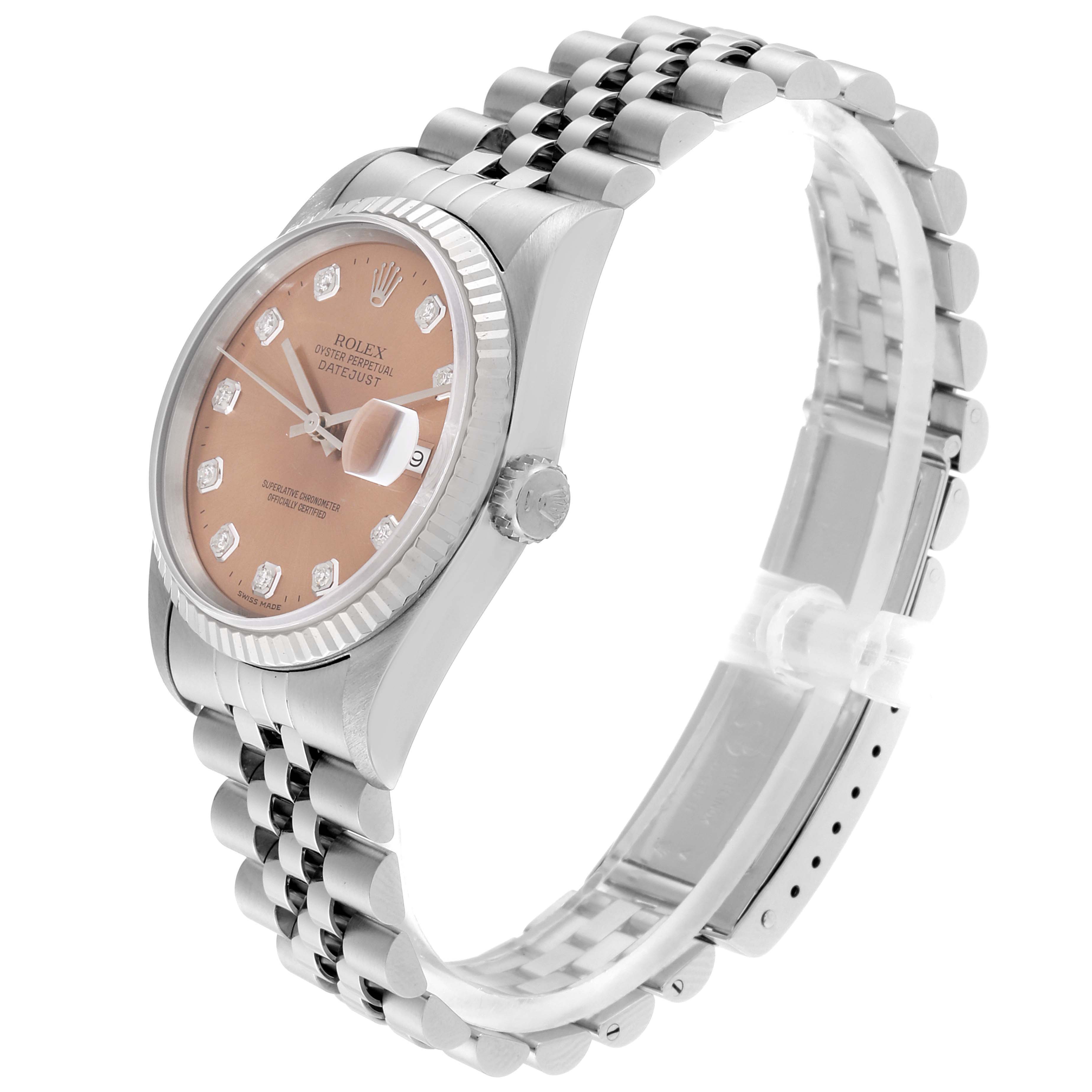 rolex datejust salmon