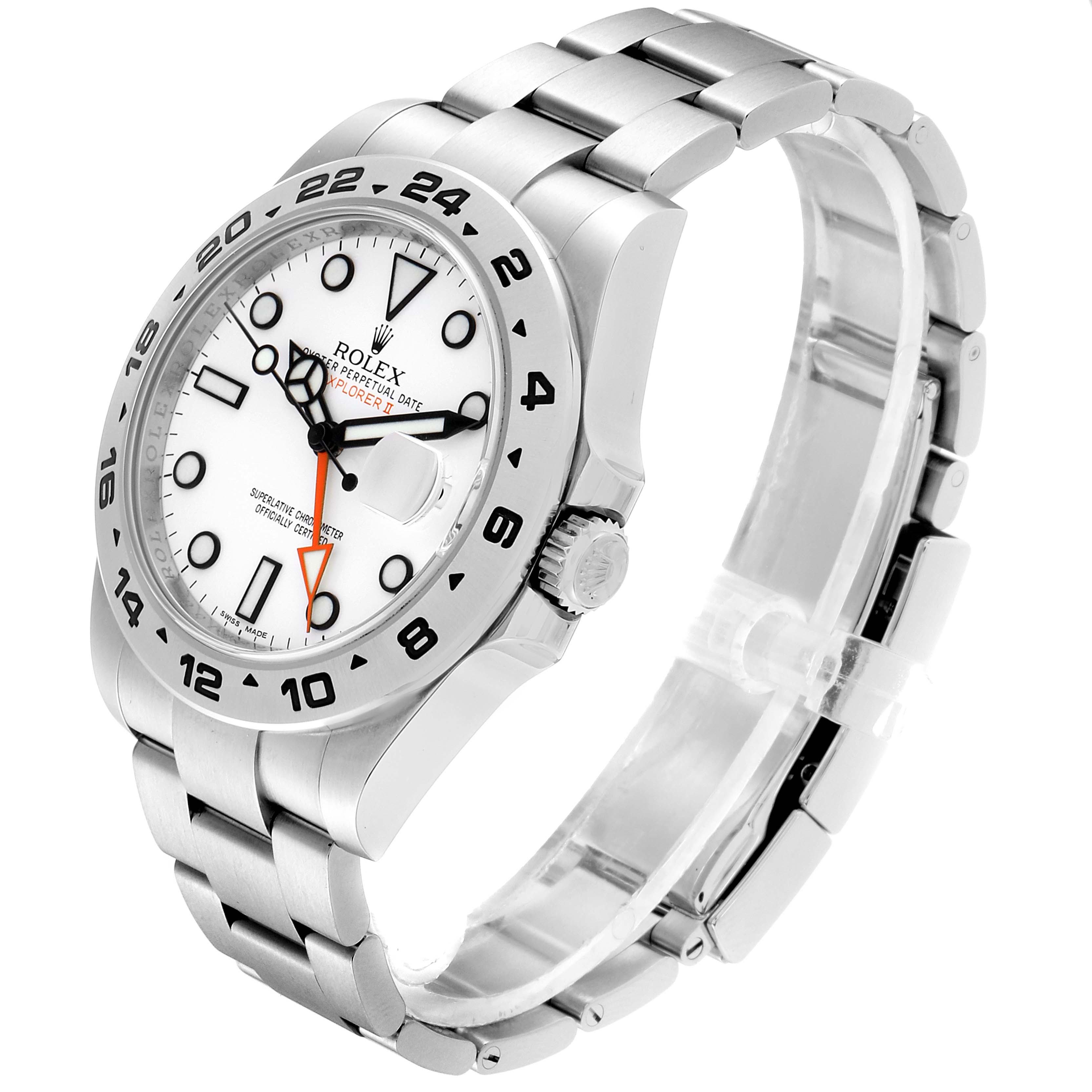 The image shows a Rolex Explorer 216570 Men
s Stainless Steel White Dial 216570 Men
s Stainless Steel White Dial watch from a three-quarter angle, revealing the face, bezel, case, and bracelet.